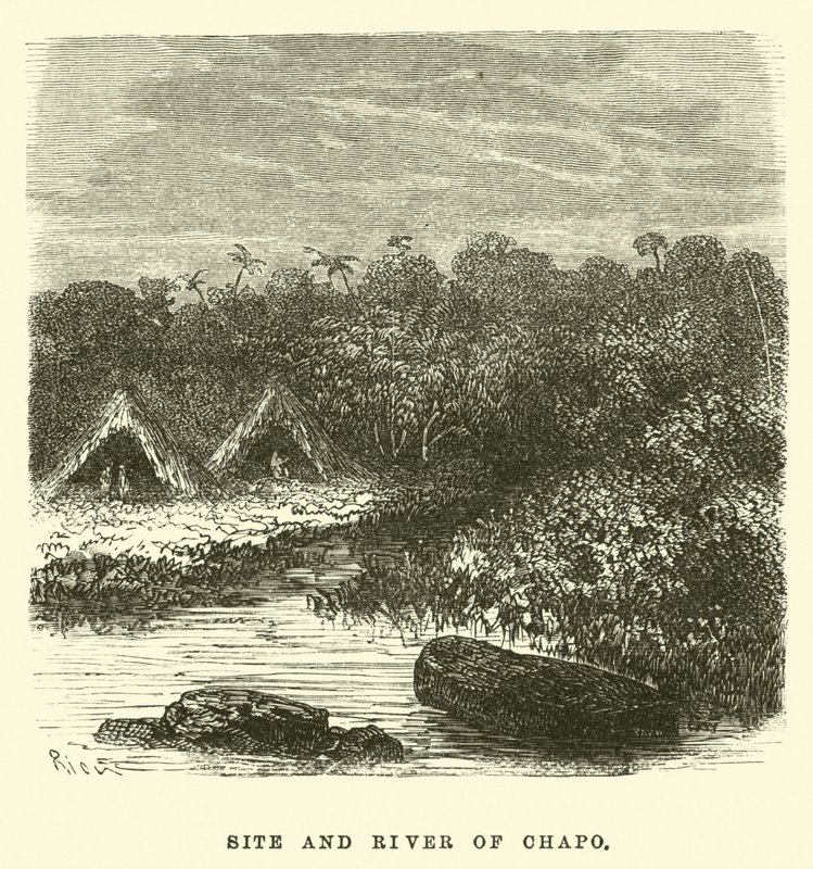 Sitio y Río de Chapo de Edouard Riou