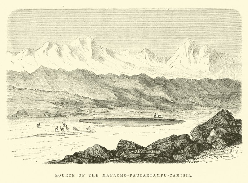 Fuente del Mapacho-Paucartampu-Camisia de Edouard Riou