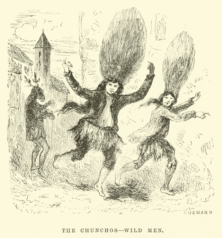 Los Chunchos, hombres salvajes de Edouard Riou