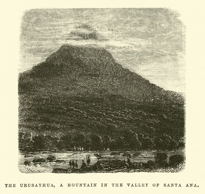 El Urusayhua, una montaña en el Valle de Santa Ana de Edouard Riou