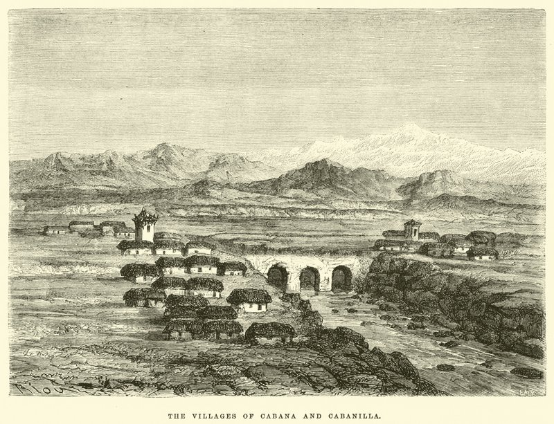 Los pueblos de Cabana y Cabanilla de Edouard Riou