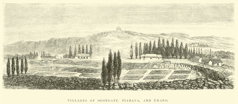 Pueblos de Ocongate, Tiabaya y Umaro de Edouard Riou