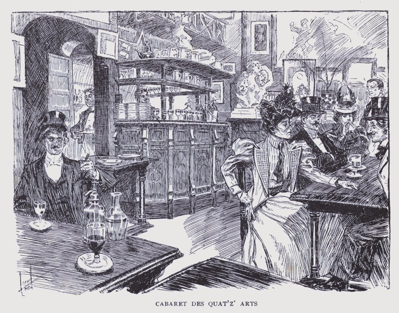 París bohemio: Cabaret des Quat