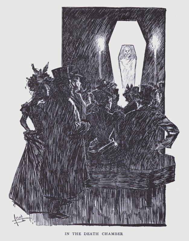 París bohemio: En la cámara de la muerte (litografía) de Edouard Alfred (1875 1954) Cucuel