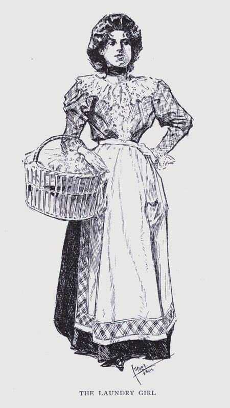 París bohemio: La lavandera (litografía) de Edouard Alfred (1875 1954) Cucuel
