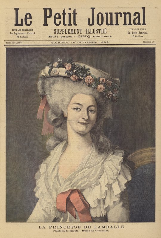La Princesa de Lamballe de Edouard Riou