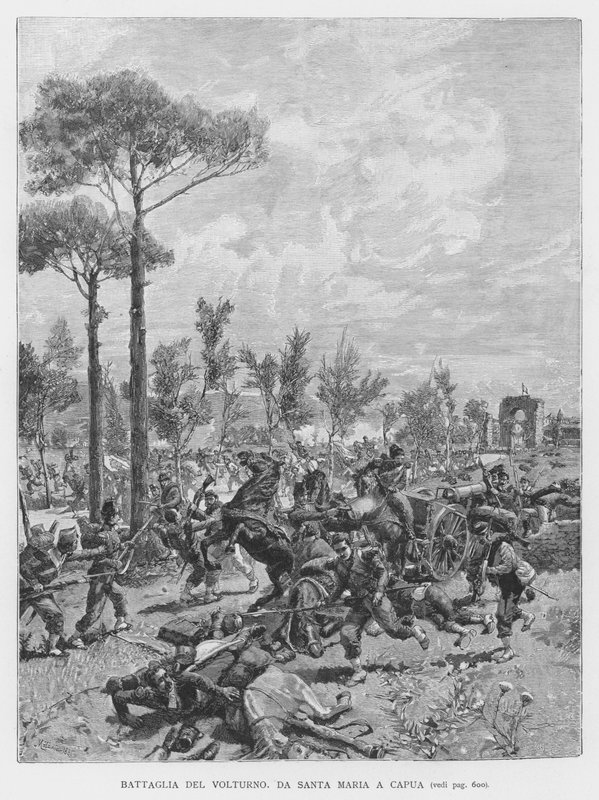 Batalla Del Volturno de Edouardo Matania