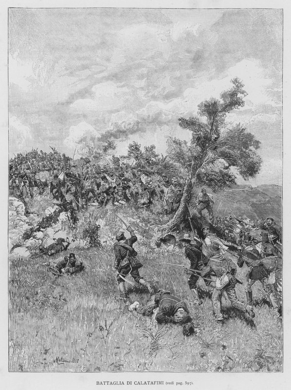 Batalla de Calatafimi de Edouardo Matania