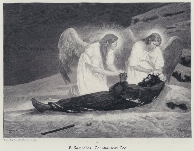 La muerte de Tannhäuser de Eduard Kaempffer