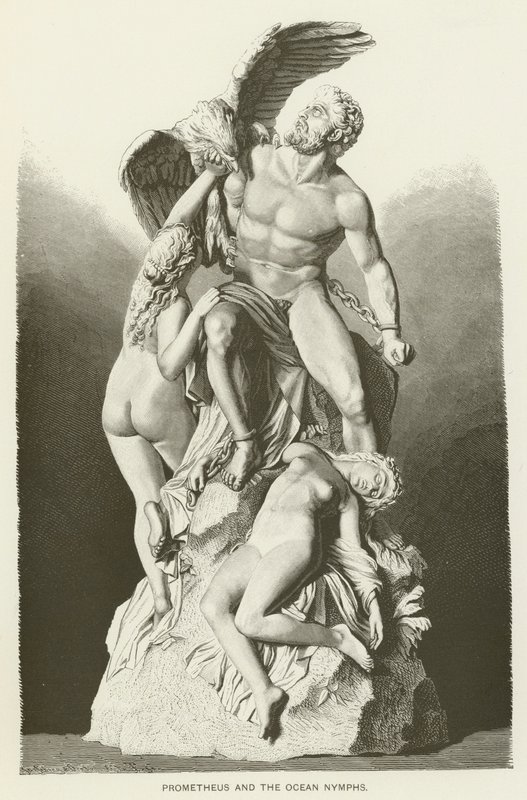 Prometeo y las Ninfas del Océano de Eduard Muller