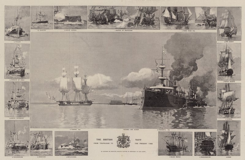 La Marina Británica, de Trafalgar al presente de Eduardo de Martino