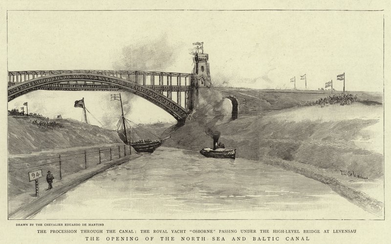 La Apertura del Canal del Mar del Norte y del Báltico de Eduardo de Martino