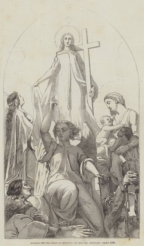 Caricatura, El espíritu de la religión de Edward A. Armitage