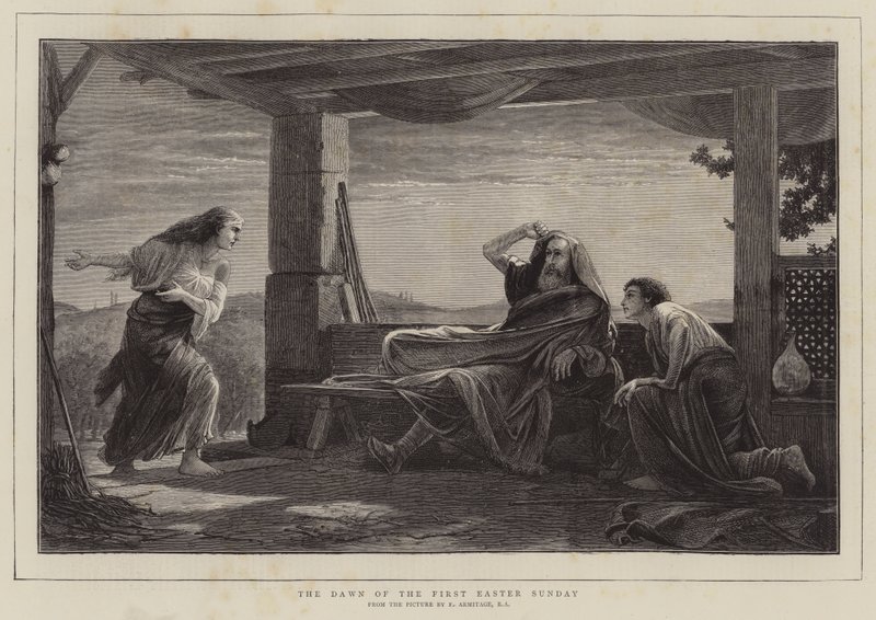 El amanecer del primer domingo de Pascua de Edward A. Armitage