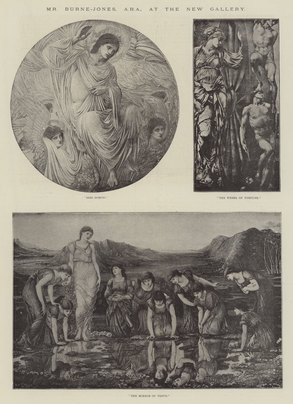El Sr. Burne-Jones, ARA, en la Nueva Galería de Edward Burne Jones