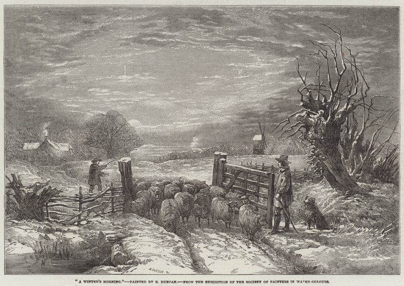 Una mañana de invierno de Edward Duncan