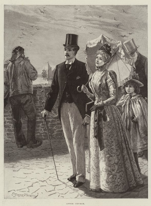 Después de la Iglesia de Edward Frederick Brewtnall