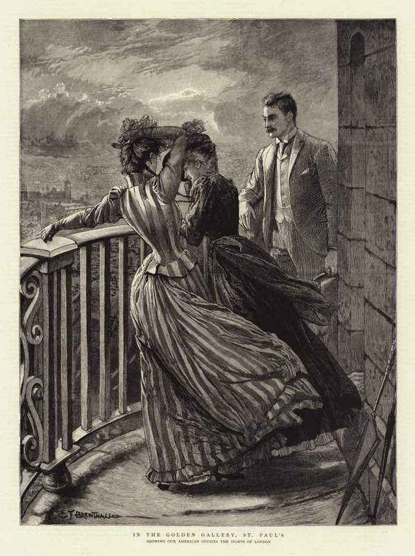 En la Galería Dorada, San Pablo de Edward Frederick Brewtnall