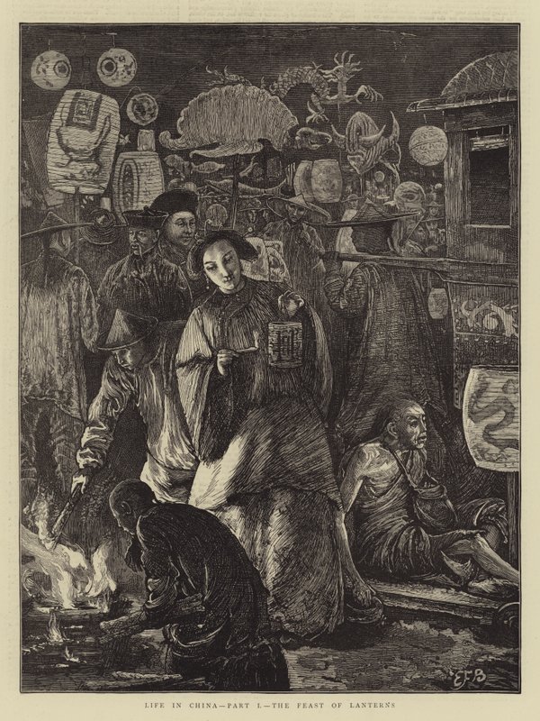 Vida en China, Parte I, la Fiesta de los Faroles de Edward Frederick Brewtnall