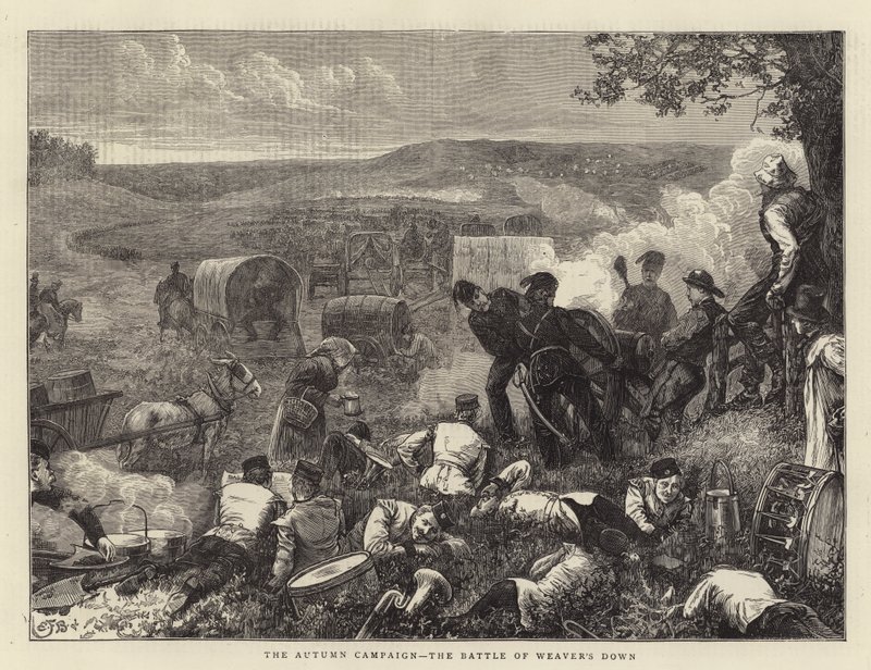 La campaña de otoño, la batalla de Weaver