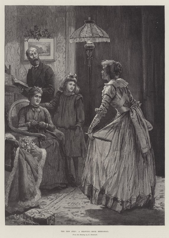 El Nuevo Paso, un Ensayo en el Salón de Edward Frederick Brewtnall