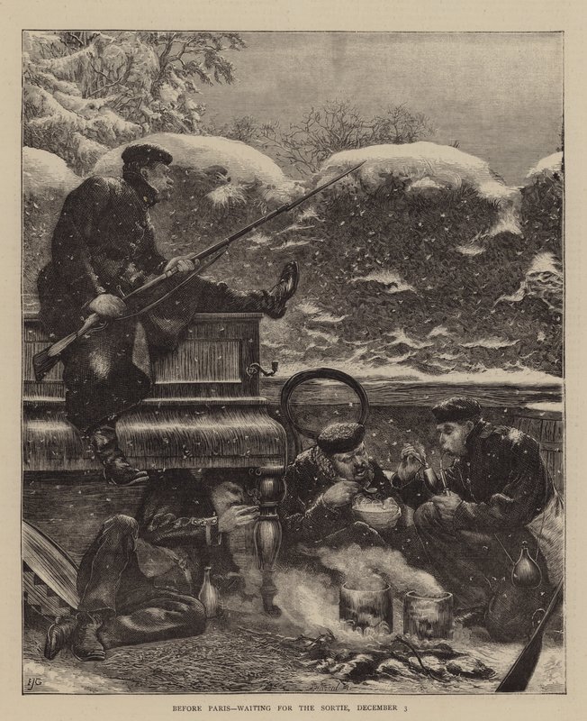 Ante París, esperando la salida, 3 de diciembre de Edward John Gregory