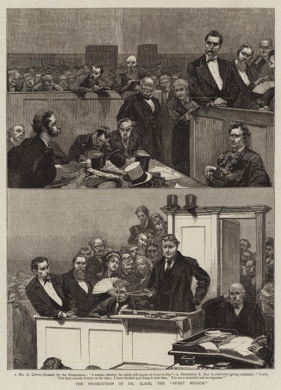 La Prosecución del Dr. Slade, el Médium Espiritual de Edward John Gregory
