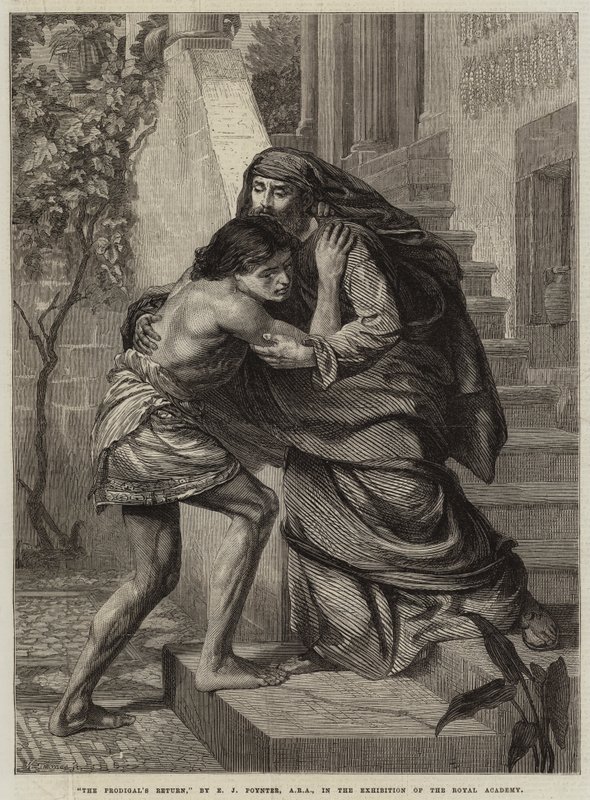 El regreso del hijo pródigo de Edward John Poynter