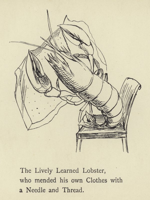 La langosta vivaz y erudita de Edward Lear