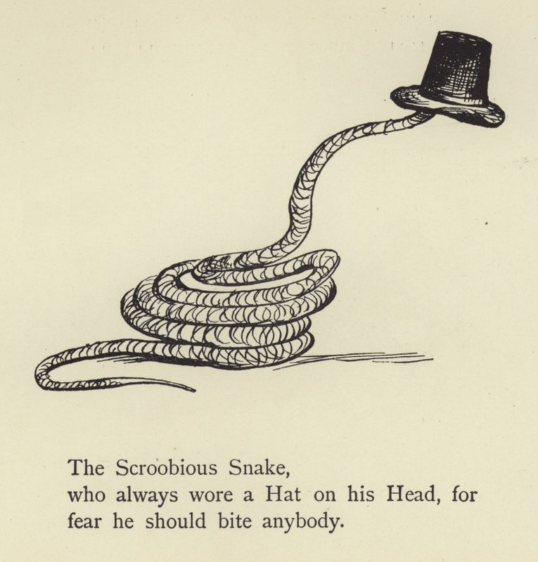 La serpiente Scroobious de Edward Lear