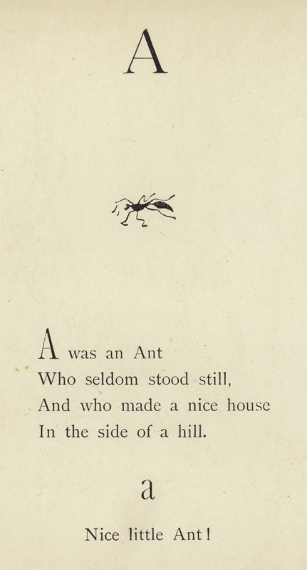 La letra A de Edward Lear