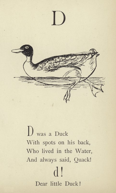 La letra D de Edward Lear