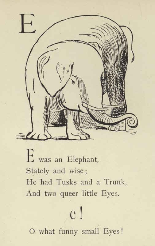 La letra E de Edward Lear