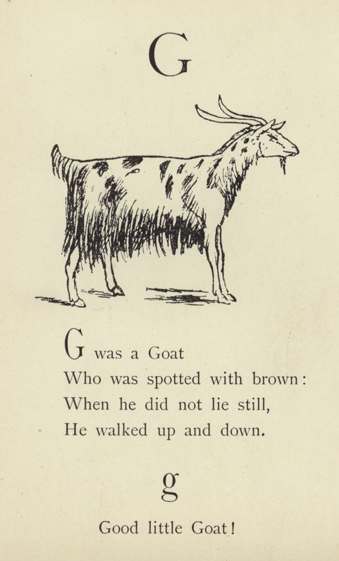 La letra G de Edward Lear