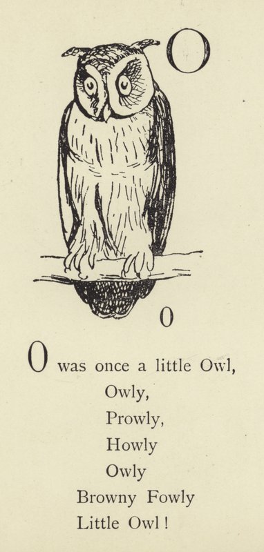 La letra O de Edward Lear