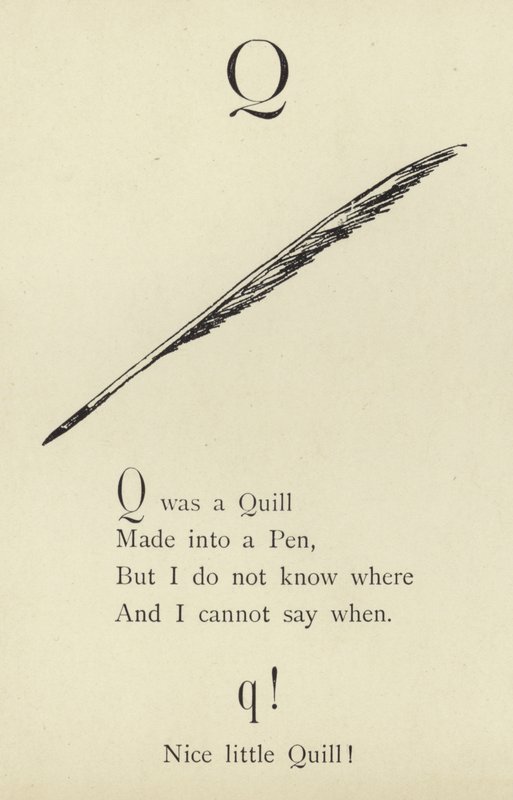 La letra Q de Edward Lear