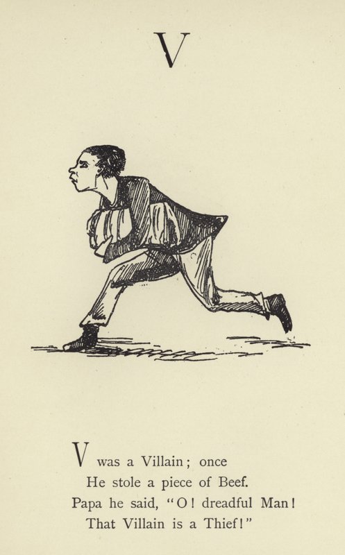 La letra V de Edward Lear