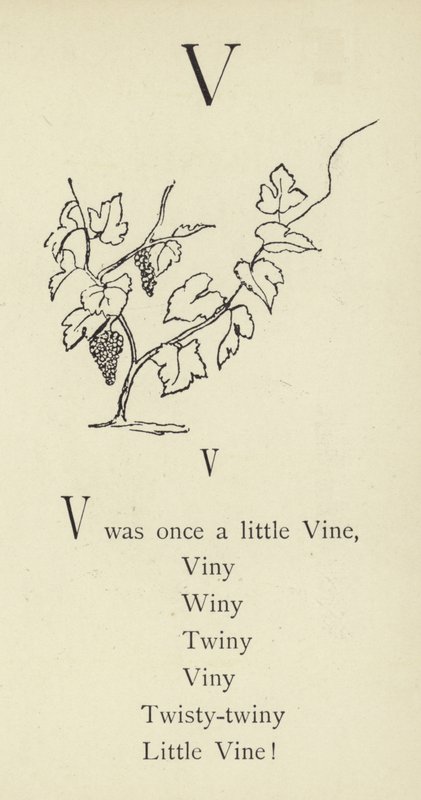 La letra V de Edward Lear