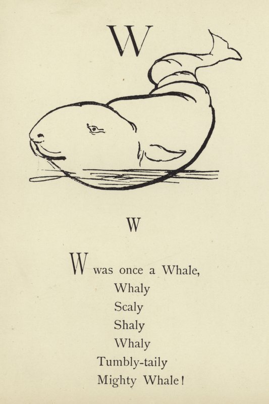 La letra W de Edward Lear