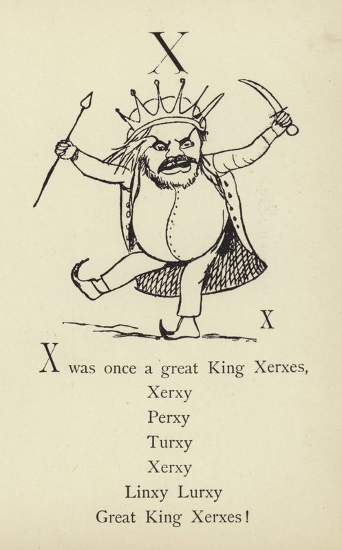 La letra X de Edward Lear