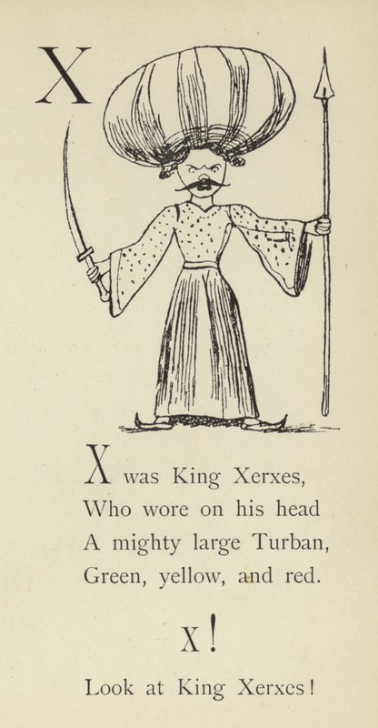 La letra X de Edward Lear