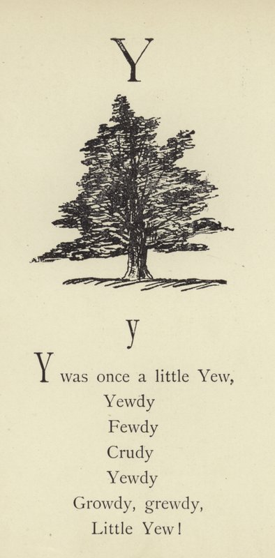 La letra Y de Edward Lear