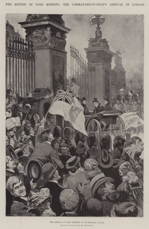 El regreso de Lord Roberts, la llegada del Comandante en Jefe a Londres de Edward Read