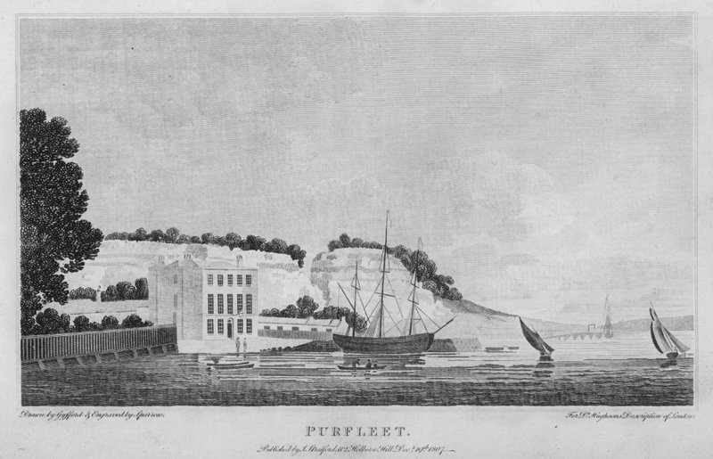 Purfleet (grabado) de Edward (after) Gyfford