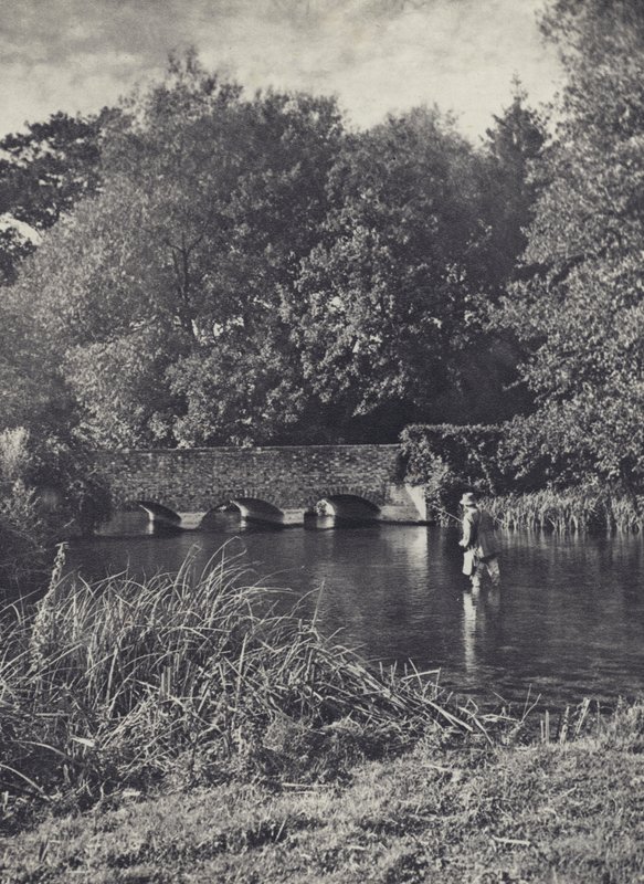 Amanecer en Leverton Bridge (foto b/n) de Edward Alfred Barton