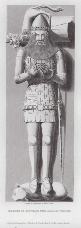 Efigie de Eduardo el Príncipe Negro de Edward Blore