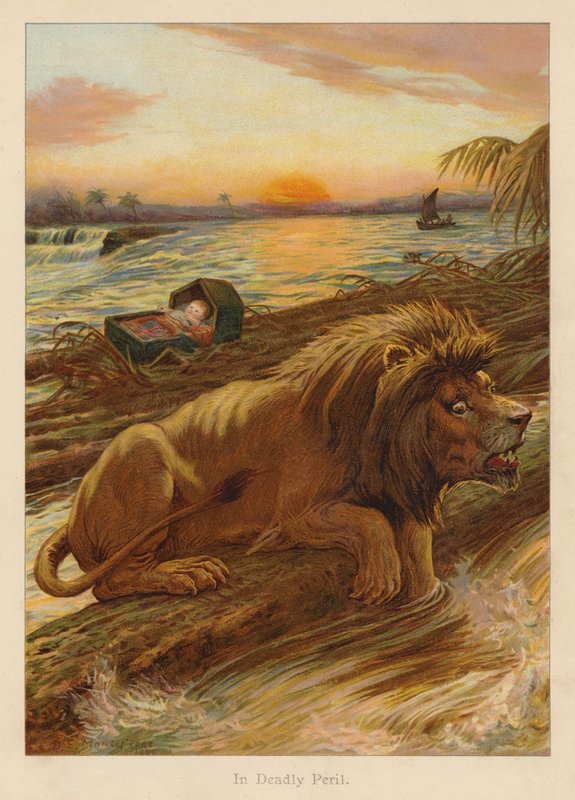 En peligro mortal (litografía en color) de Edward Brice Montefiore