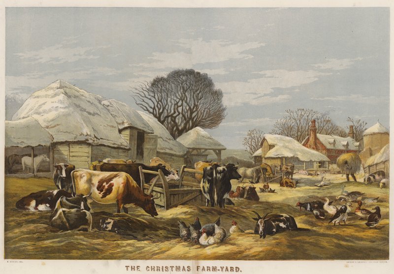 El Patio de Navidad de Edward Duncan