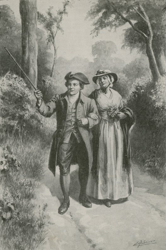 Rara Kate Blake y su William (litografía) de Edward Frederick Skinner