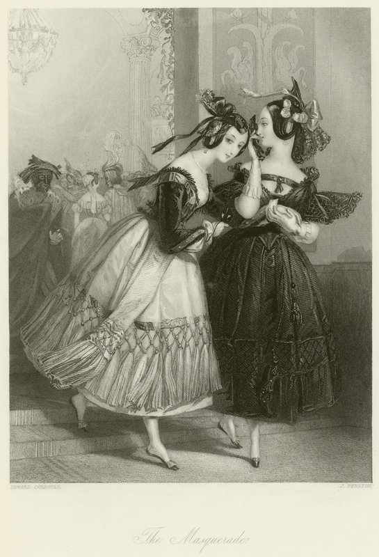 El baile de máscaras de Edward Henry Corbould